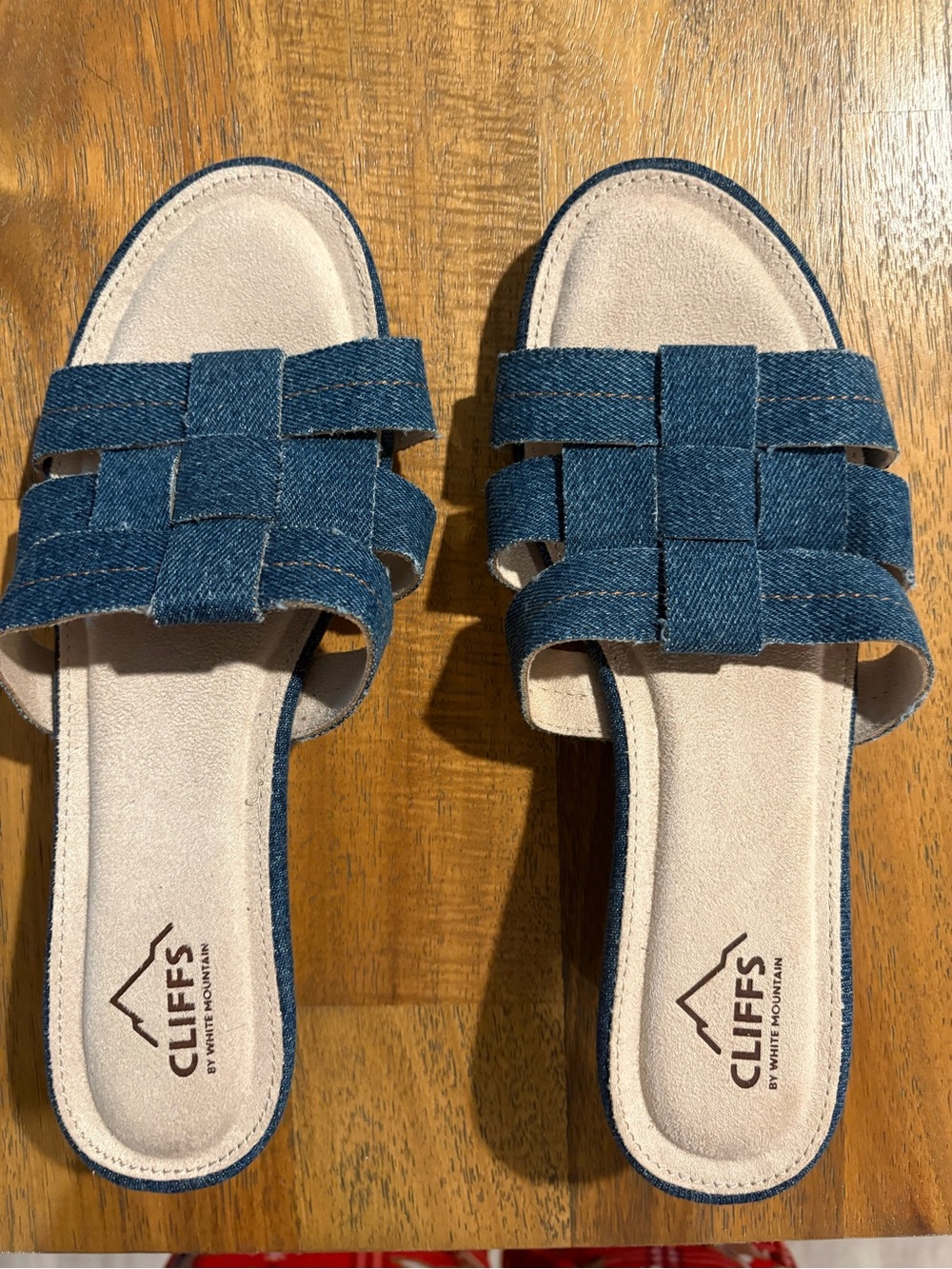 Cliffs by WHITE MOUNTAIN Denim Blue Sandals